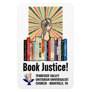 TVUUC - Buchen Sie Gerechtigkeit! Magnet