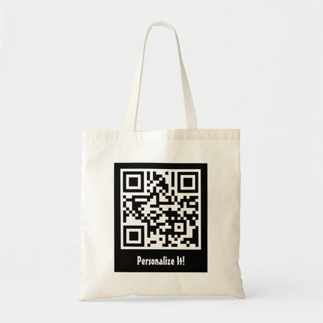 TVUUC QR Code auf der Website Tragetasche (Vorne)