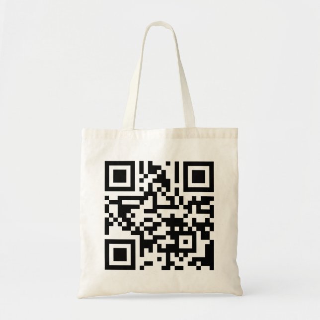 TVUUC QR Code auf der Website Tragetasche (Vorne)