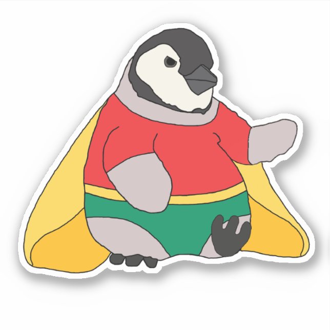 Twaddles der Superhero-Sticker Aufkleber (Vorderseite)