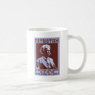 Twain - Patriotismus Kaffeetasse