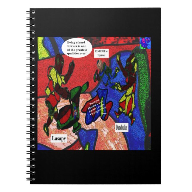 Twangan Shooter Catch Sports League CS Notebook Notizblock (Vorderseite)