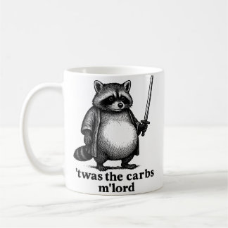 TWAS Die Kohlenhydrate, M'Lord Waschbär | Mittelal Kaffeetasse