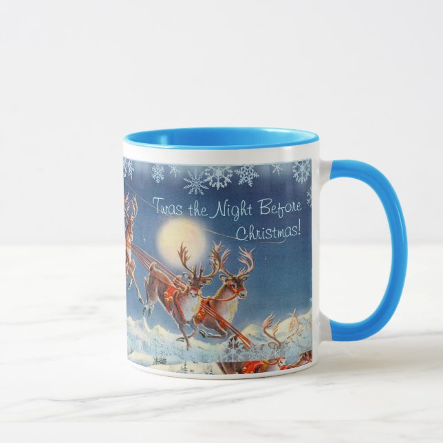 'Twas die NACHT VOR WEIHNACHTEN durch SHARON Tasse (Rechts)