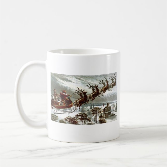 Twas die Nacht vor Weihnachten Kaffeetasse (Links)