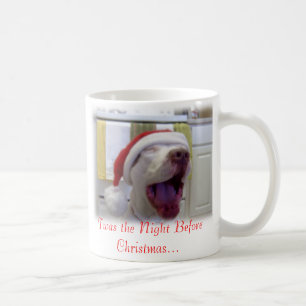 Twas la nuit avant tasse de Noël