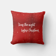 'twas the Night Before Christmas Throw Kissen