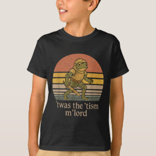 Twas The Tism M Lord Frosch Ritter - Autismusbewus T-Shirt