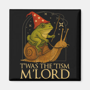 Twas The Tism M Lord Shirt - Lustige Autismus-Bewu Magnet
