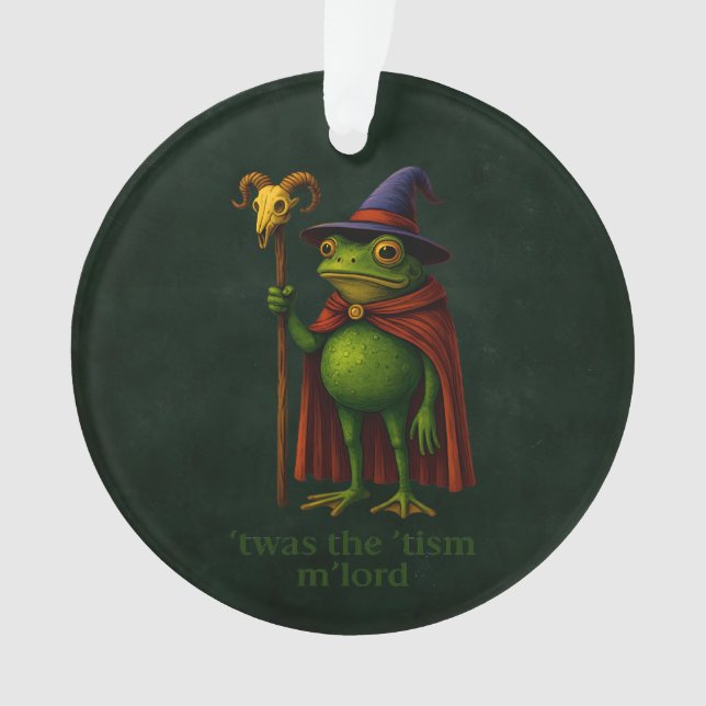T'was The 'Tism M'Lord Frog Meme Autism Awareness (devant)