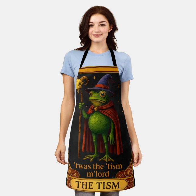 T'was The 'Tism M'Lord Frog Meme Autism Awareness Schürze (Getragen)