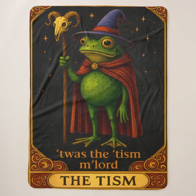 T'was The 'Tism M'Lord Frog Meme Autism Awareness Sherpadecke (Vorderseite)