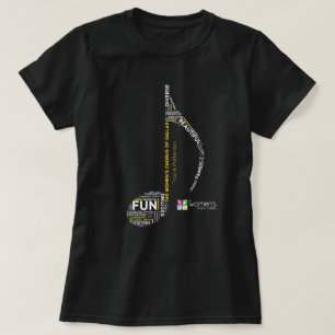 TWCD - Worte gelb T-Shirt