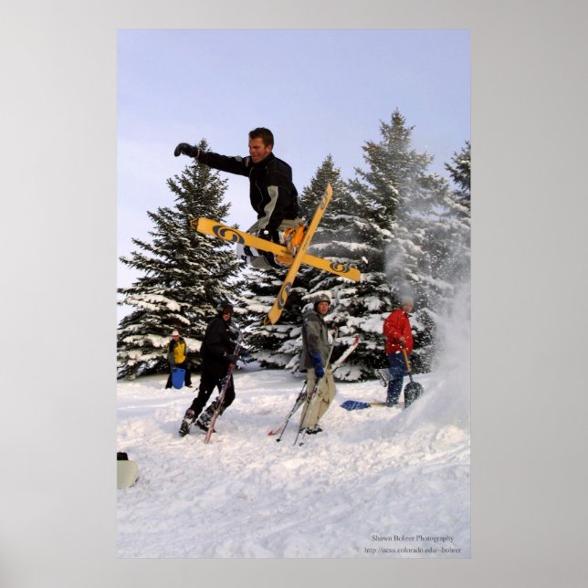Tweaked Ski Grab Poster (Vorne)
