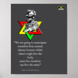 Tweaks Kleidung - Marcus Mosiah Garvey Zitat - Jam Poster