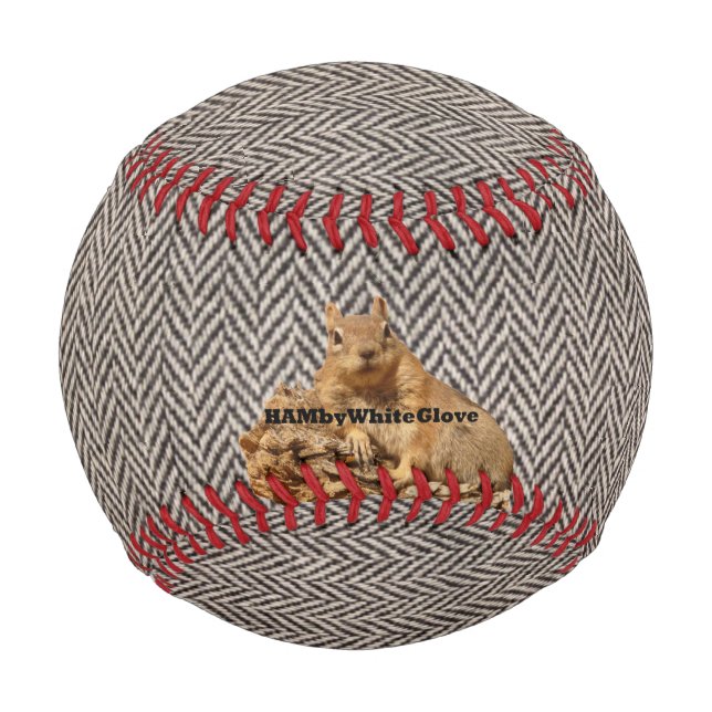 Tweed Baseball Eichhörnchen-Logo - HAMbyWhiteGlove (Vorderseite)