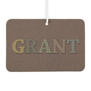 Tweed-Leder-Entwurf Grants Oxford Autolufterfrischer