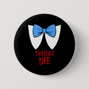 Tweedle Dee Costume Halloween Märchenfigur Button