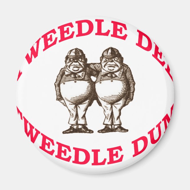 Tweedle Dee & Tweedle Dum Magnet (Vorne)