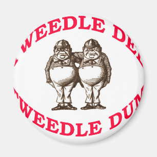 Tweedle Dee u. Tweedle Dum Magnet