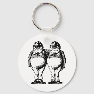Tweedle Dee und Tweedle Dum inackt Schlüsselanhänger