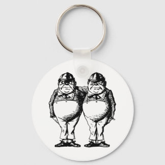 Tweedle Dee und Tweedle Dum inackt Schlüsselanhänger