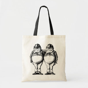 Tweedle Dee und Tweedle Dum Tragetasche