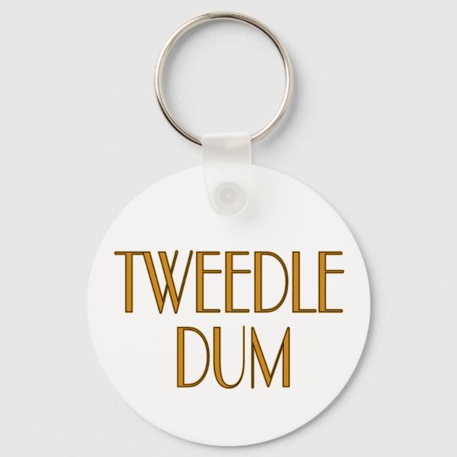 Tweedle Dum Schlüsselanhänger (Vorderseite)