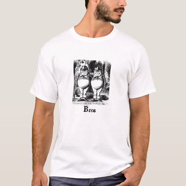 Tweedledee und Tweedledum Bros Shirt (Vorderseite)