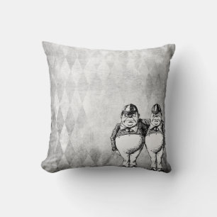 Tweedledee und Tweedledum Wonderland Kissen