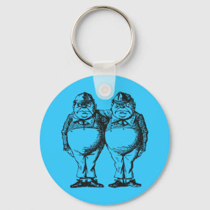 Tweedledum u. Tweedledee Schlüsselanhänger
