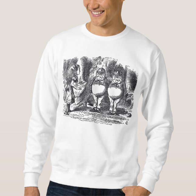 Tweedledum und Tweedledee Sweatshirt (Vorderseite)