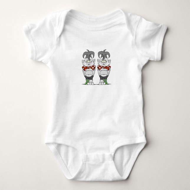 Tweedles Baby Strampler (Vorderseite)
