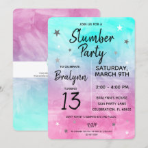 Tween Girl - Slumber Party Wasserfarbe