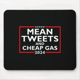 Tweete und billig Gas Funny 2024 Pro-Trump-Wahl Mousepad