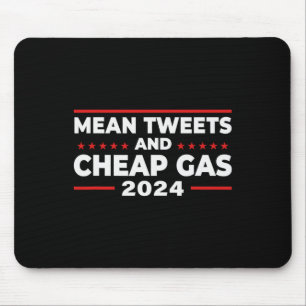 Tweete und billig Gas Funny Donald Trump 2024 wähl Mousepad