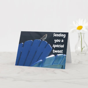 TWEETEND **13. GEBURTSTAG WÜNSCHT IHNEN** KARTE
