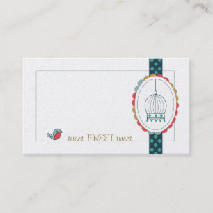 Tweeter Cartes de visite