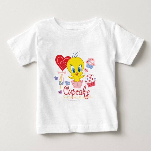 TWEETY™ Be My Cupcake Baby T-shirt (Vorderseite)