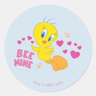 TWEETY™ - Bee Mine Runder Aufkleber