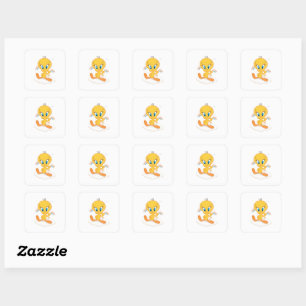 Tweety Bird  Quadratischer Aufkleber
