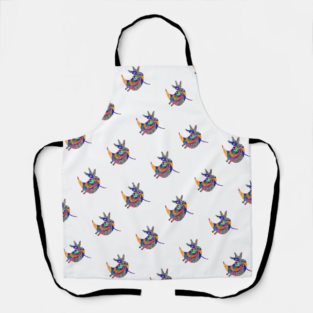 Tweety Bird Weiße Küche  Schürze (Vorderseite)