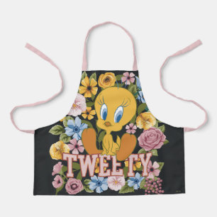TWEETY™ Blumenstickerei Grafik Schürze