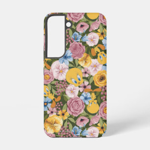 TWEETY™ Blumenstickereimuster Samsung Galaxy Hülle