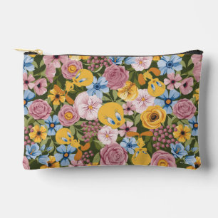 TWEETY™ Blumenstickmuster Zubehörtasche