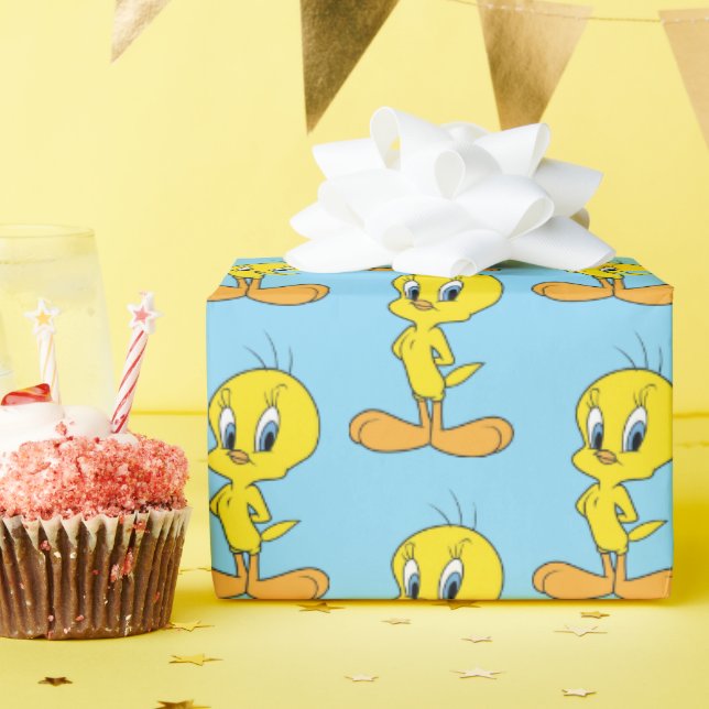 TWEETY™ | Clever Bird Personalized Geschenkpapier (Geburtstagsparty)