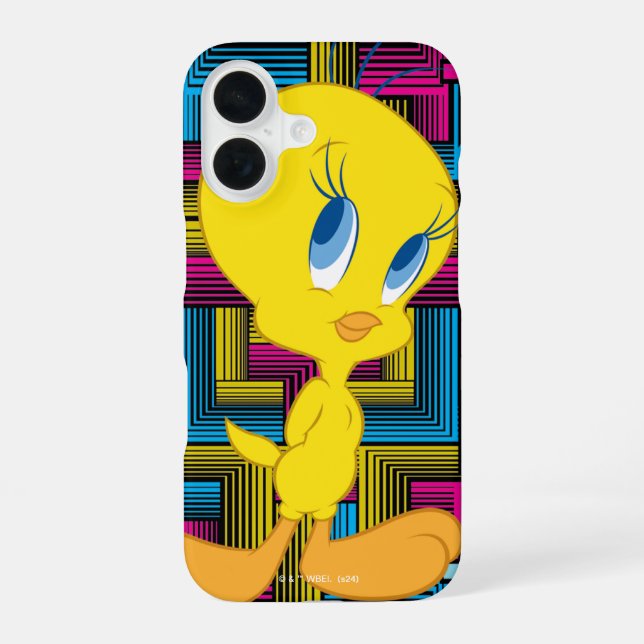 TWEETY™ Electronic Color iPhone 16 Hülle (Rückseite)