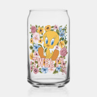 TWEETY™ Florale Stickerei Grafik