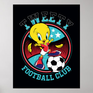 TWEETY™ Fußballclub-Abzeichen Poster