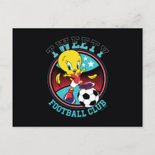 TWEETY™ Fußballclub-Abzeichen Postkarte